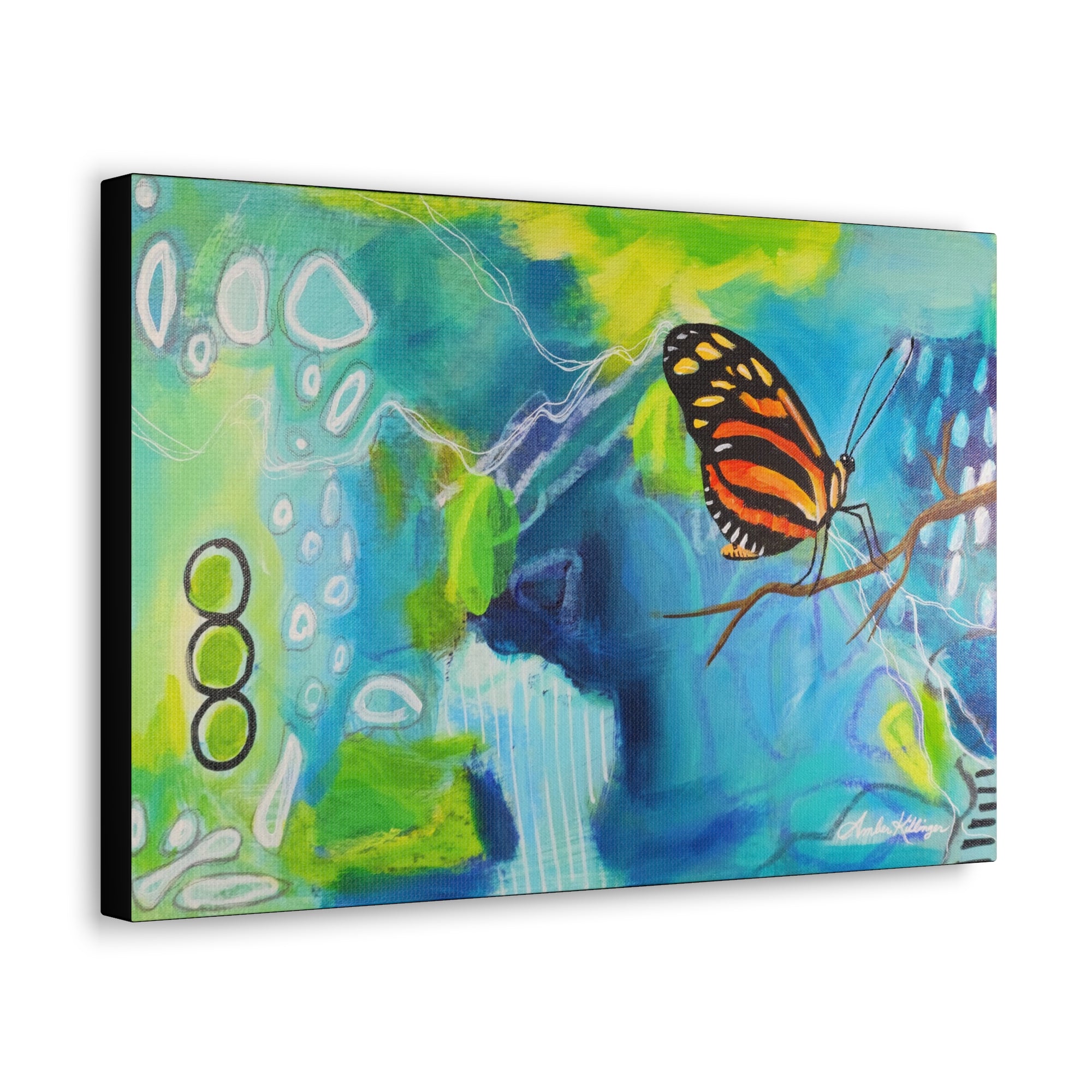Butterfly Song - Canvas Wrap Print from Painting
