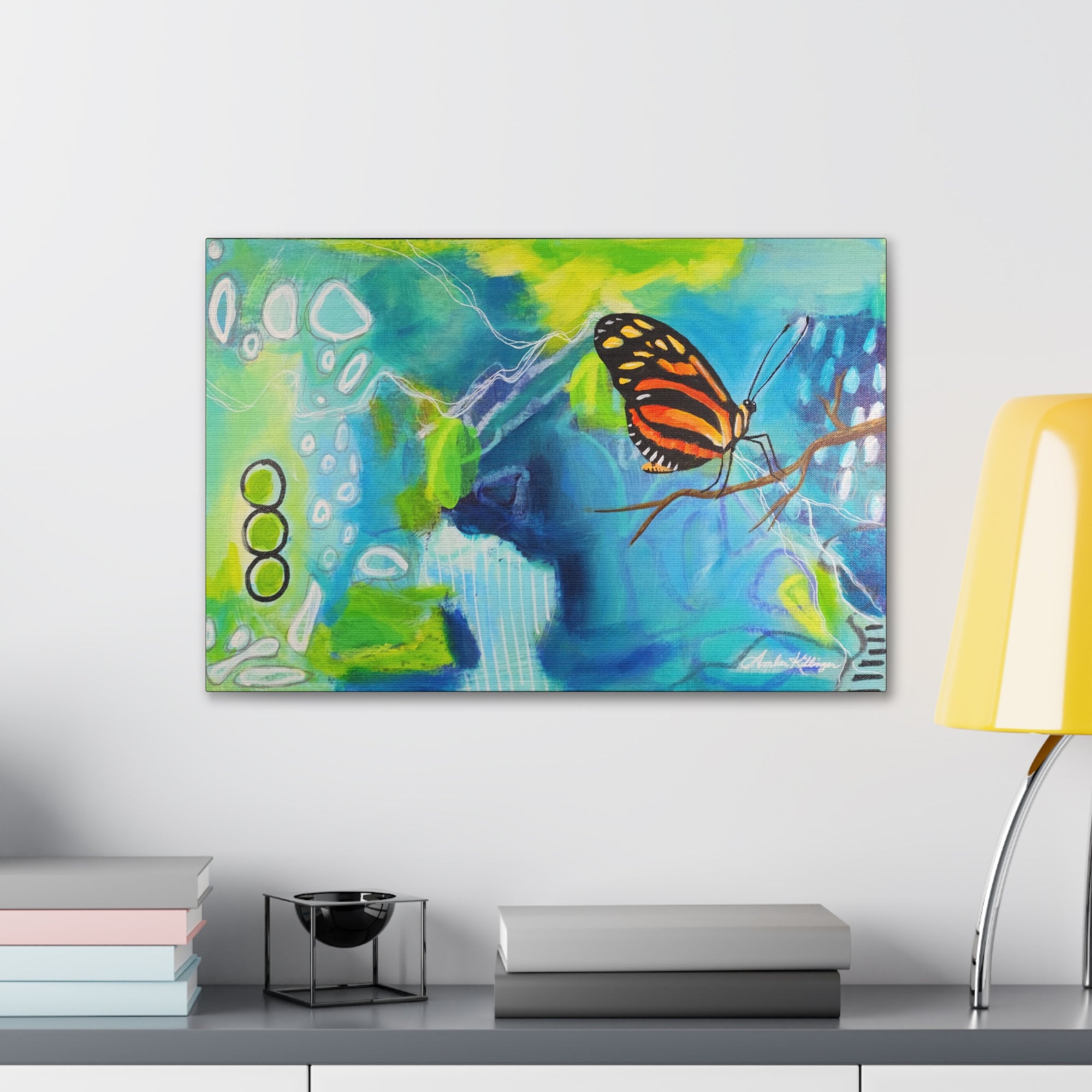 Monarch Song Abstract Butterfly Print of Painting by Amber Killinger