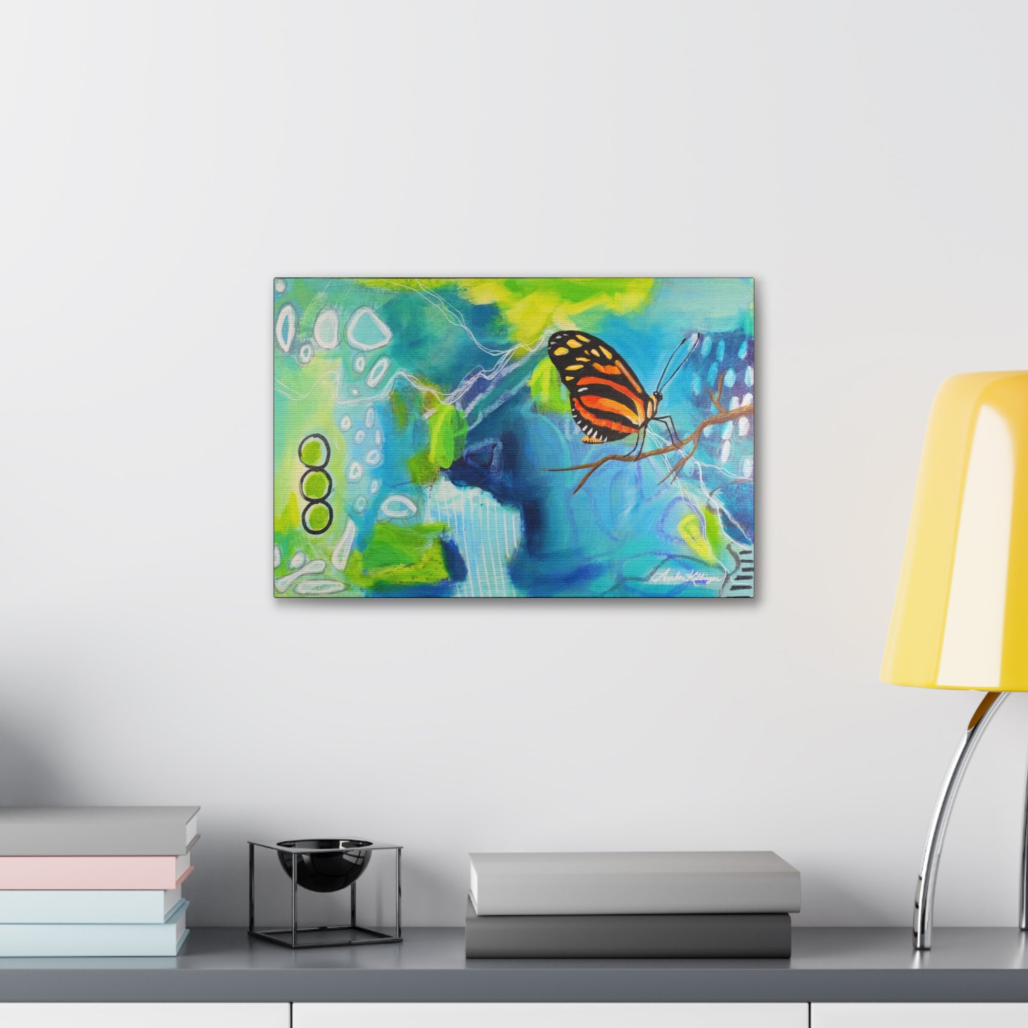Butterfly Song - Canvas Wrap Print from Painting