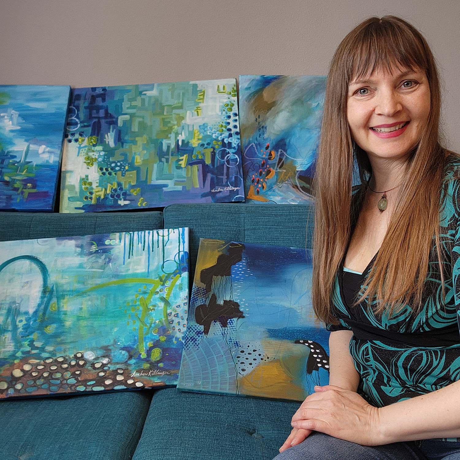 Amber Killinger abstract artist painter