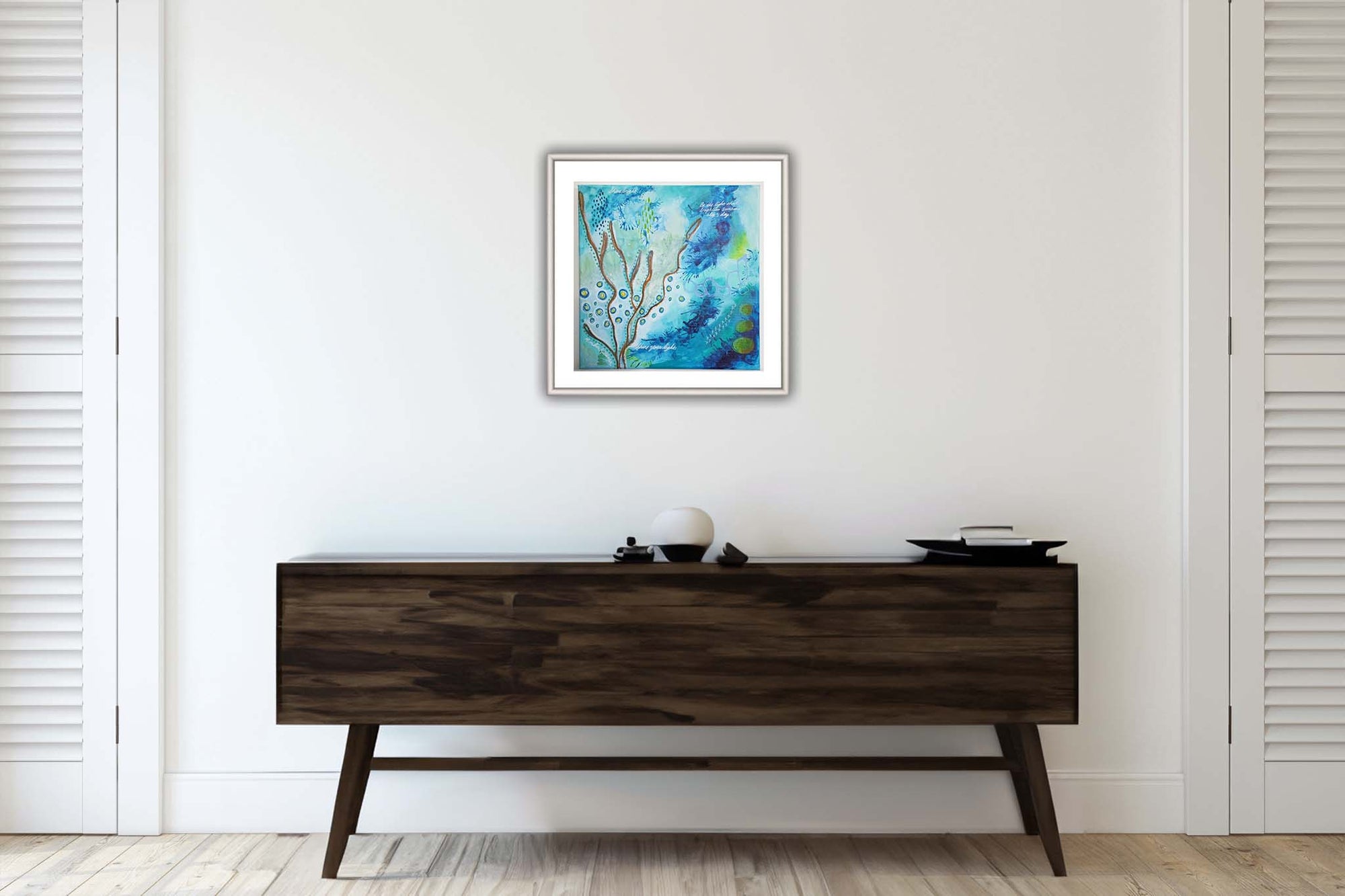 "Be The Light" Original Abstract Art Painting 12x12