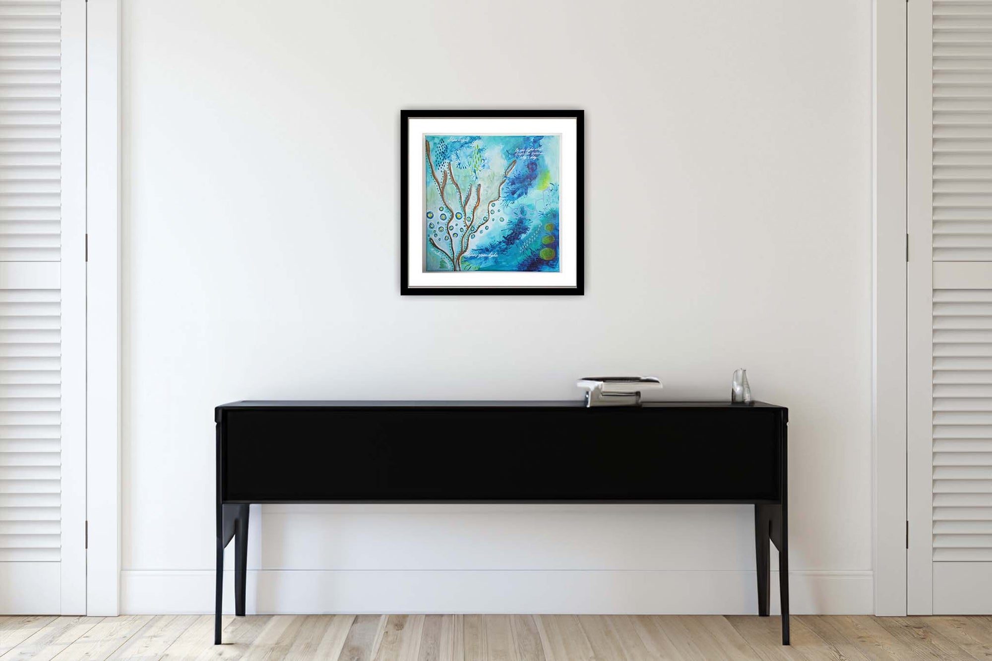 "Be The Light" Original Abstract Art Painting 12x12