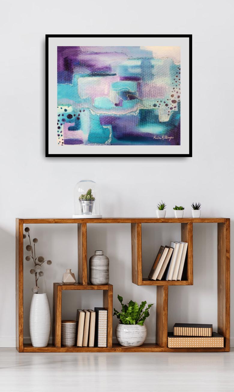 "Higher Consciousness" Original Abstract Art Painting 16x20 (Unframed)