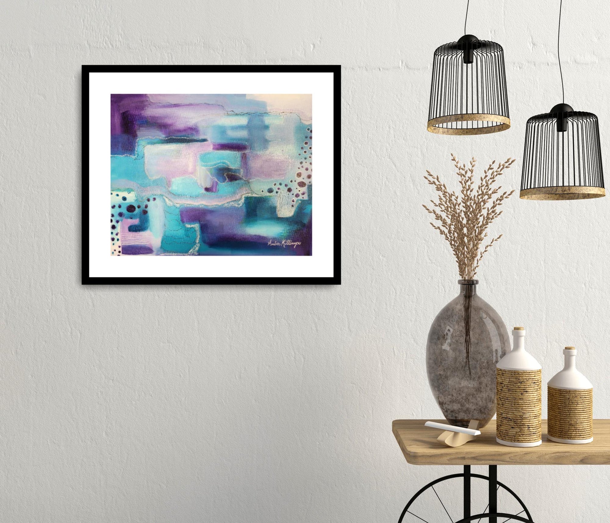 "Higher Consciousness" Original Abstract Art Painting 16x20 (Unframed)
