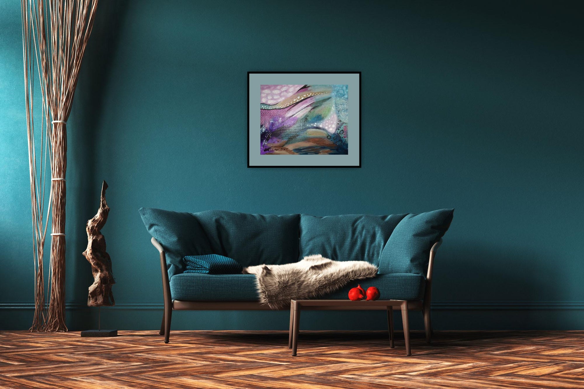 Mystical Dreamscapes - Original Abstract Art Painting 16x20 Amber Killinger Art