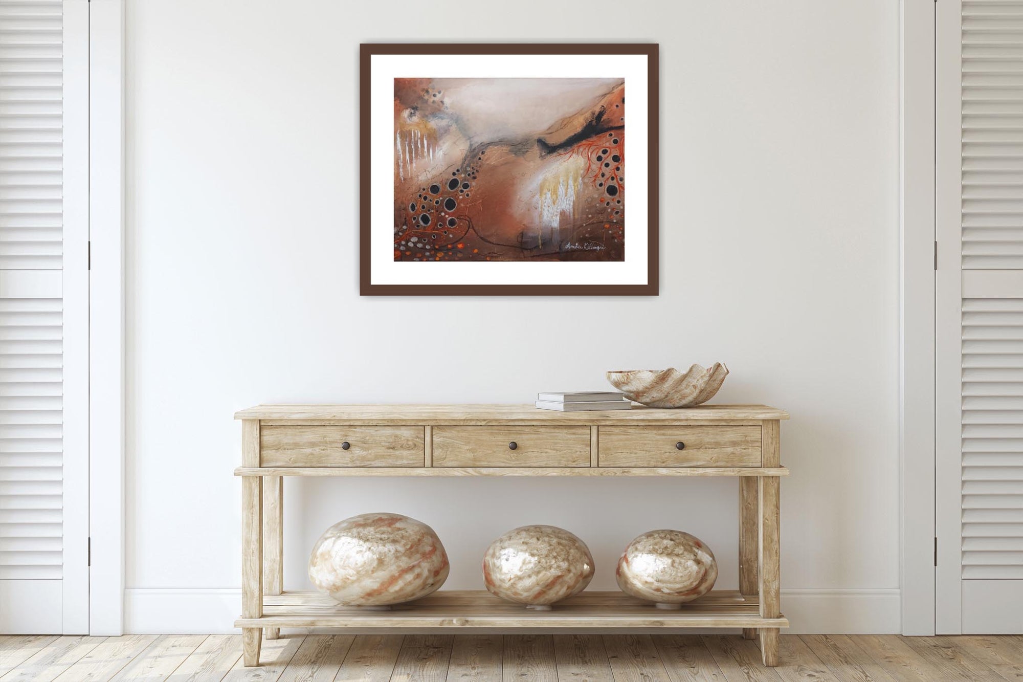 The Earth Is Alive - Original Abstract Art Painting 16x20 - Amber Killinger Art