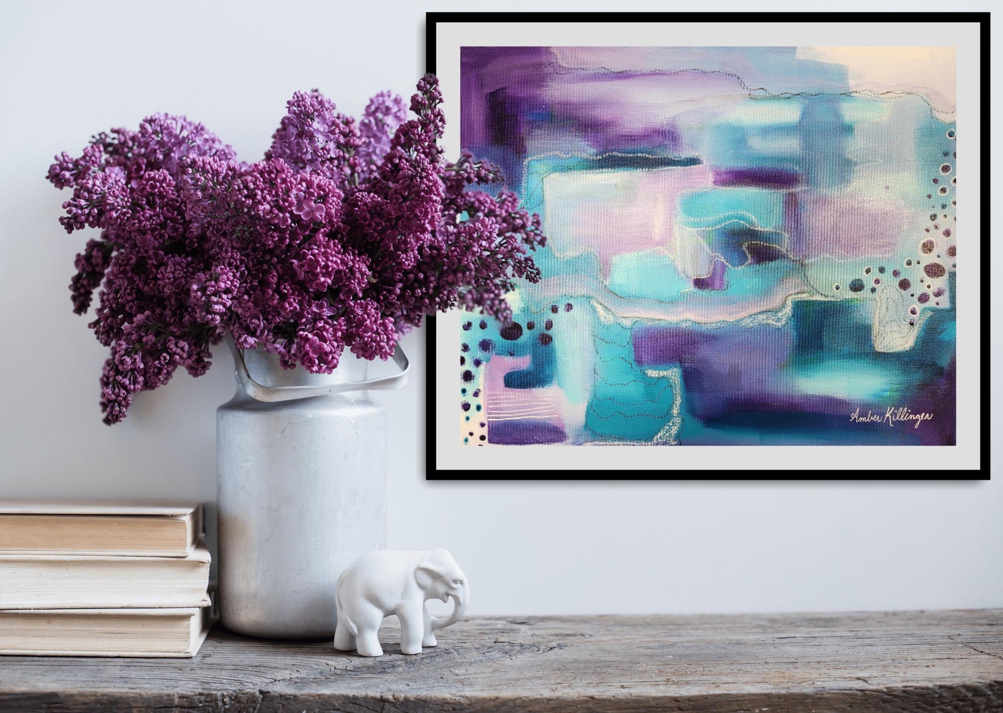 "Higher Consciousness" Original Abstract Art Painting 16x20 (Unframed)