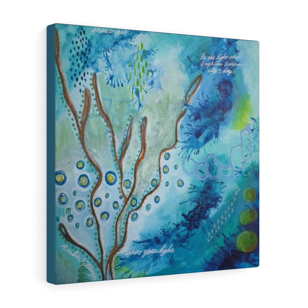 "Be The Light" Canvas Wrap Print from Painting