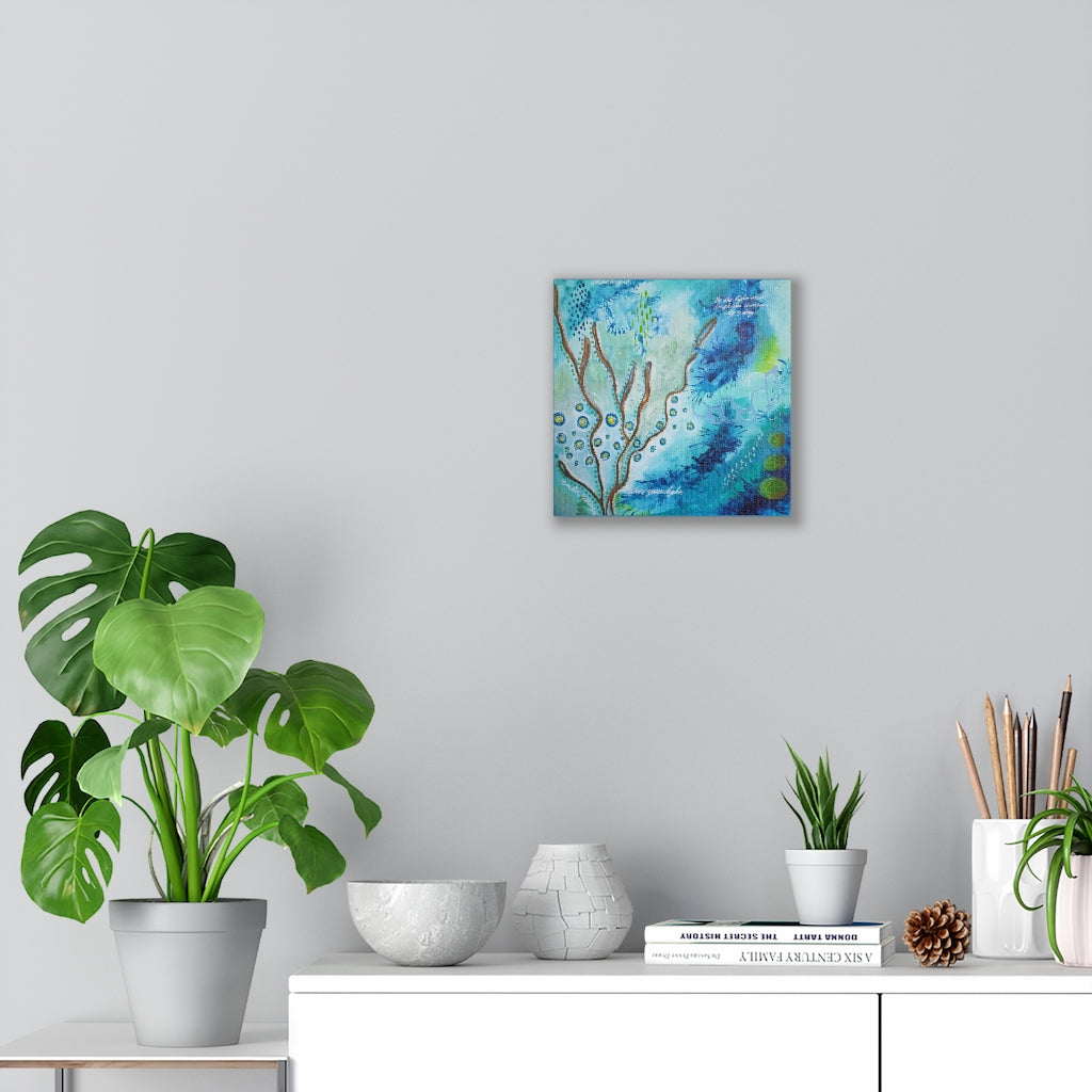"Be The Light" Canvas Wrap Print from Painting