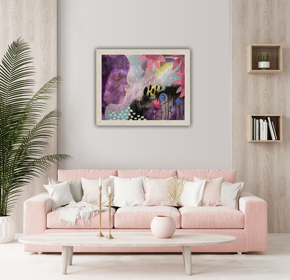 "In A Dream" Original Abstract Art Painting 16x20