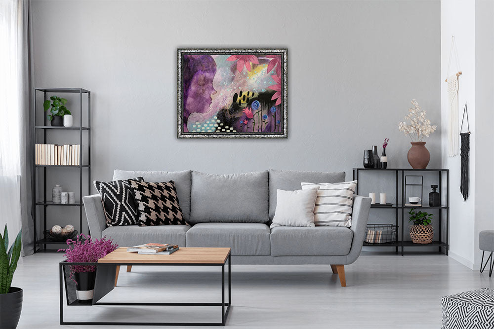 "In A Dream" Original Abstract Art Painting 16x20
