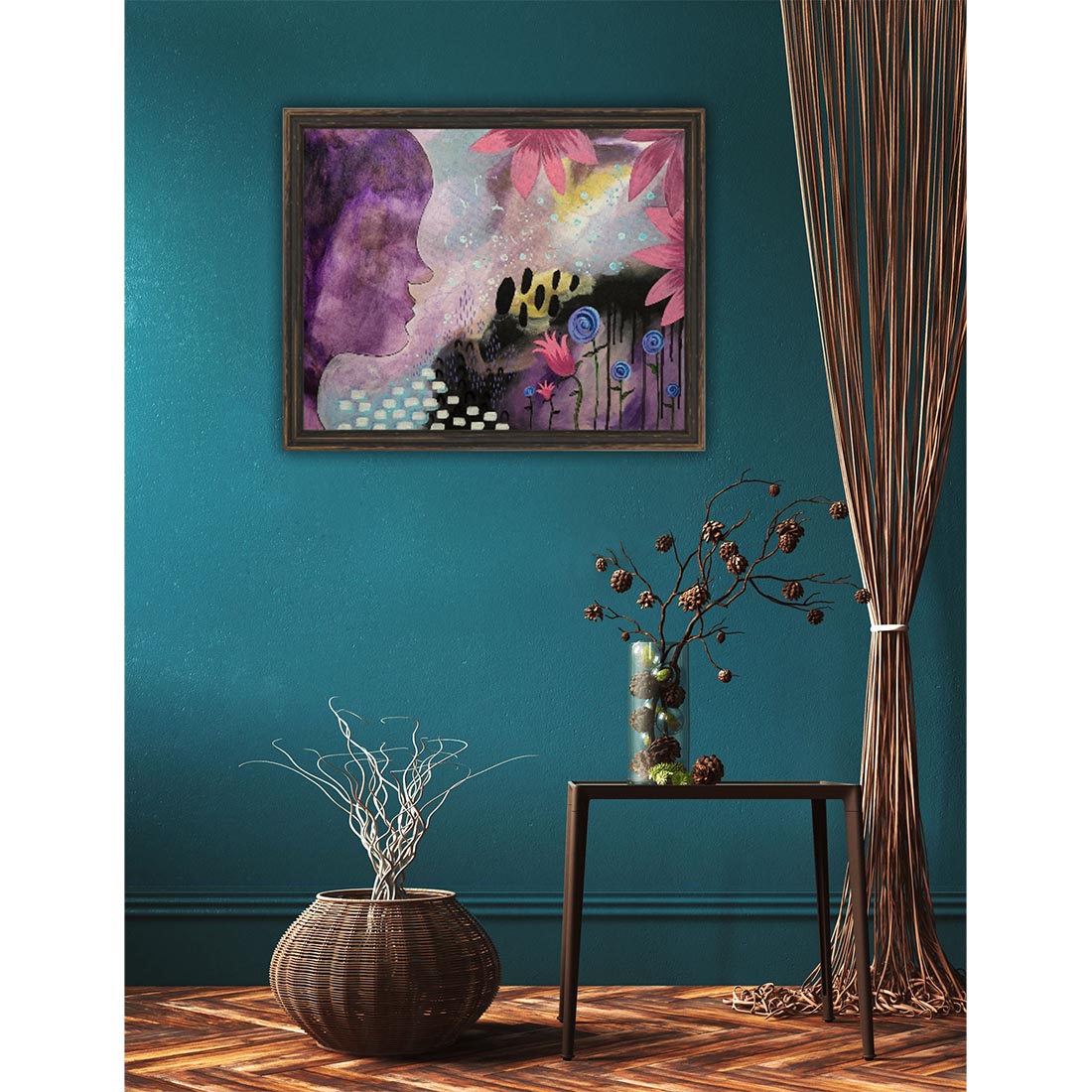 "In A Dream" Original Abstract Art Painting 16x20