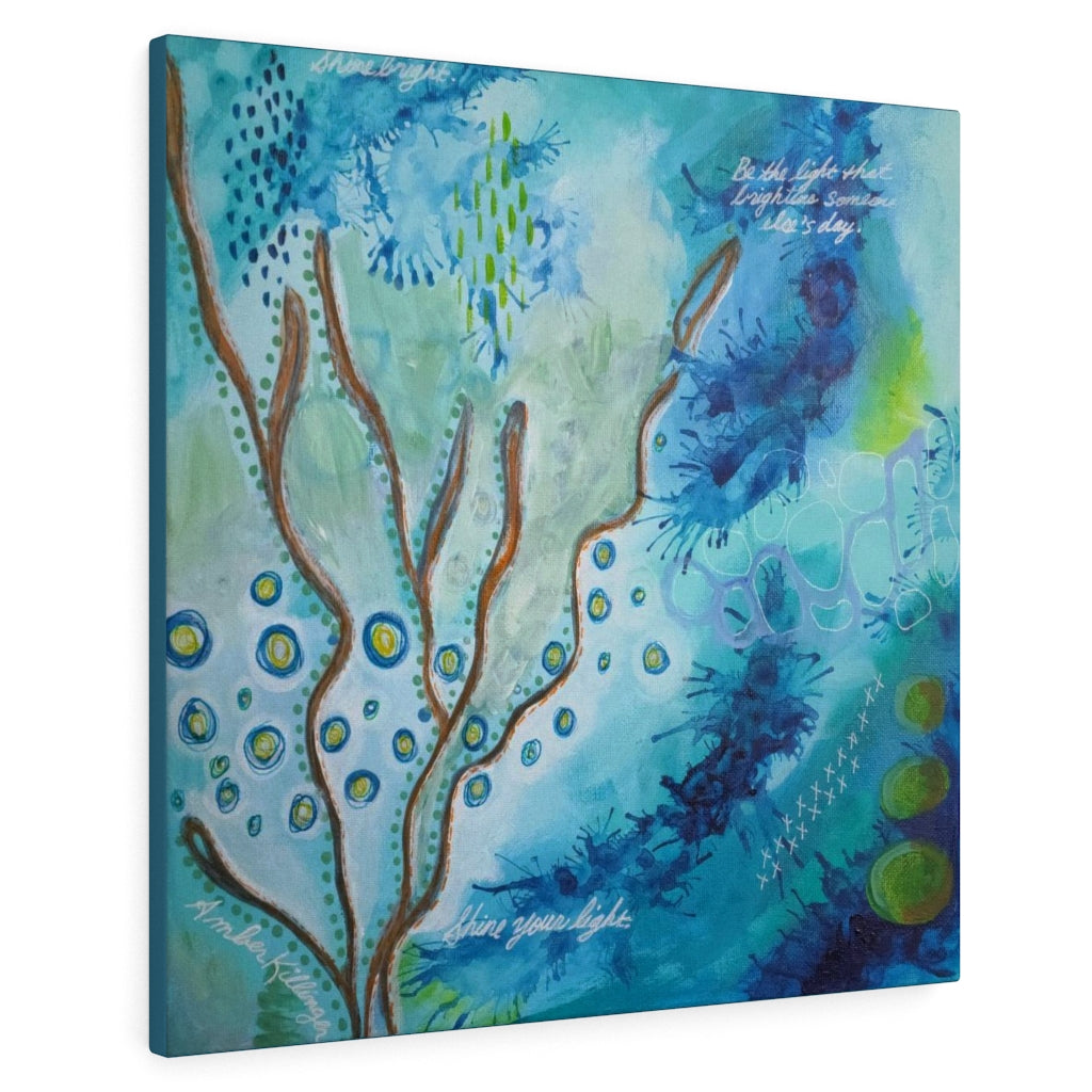 "Be The Light" Canvas Wrap Print from Painting