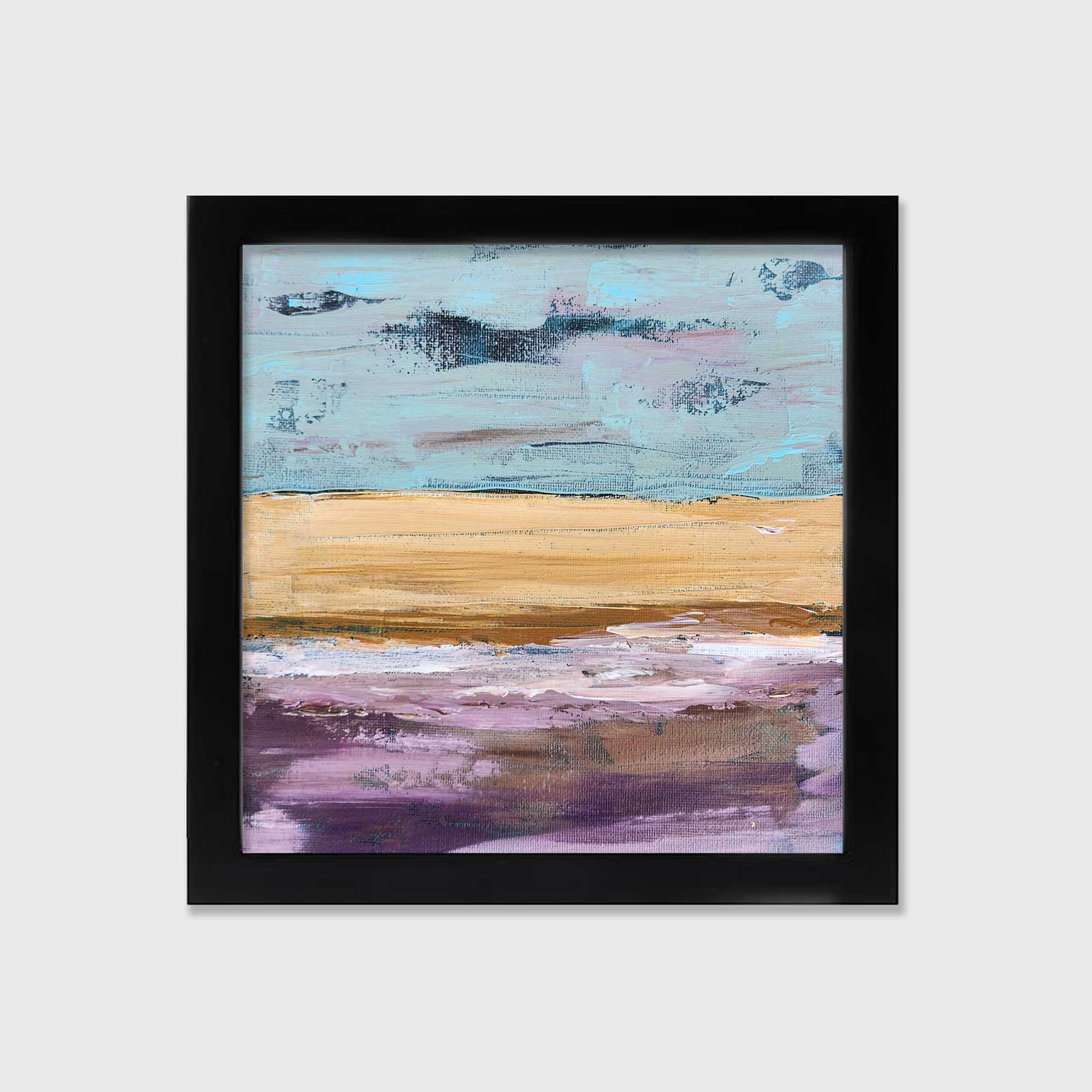 Abstract Landscape M1006, Minimalist Purple Original
