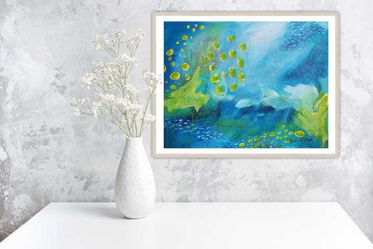 Spring Vibes - Original Abstract Art Painting, Vibrant Painted Canvas 16x20