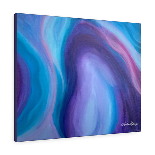 "Purple Orgasm" Canvas Wrap Print from Painting