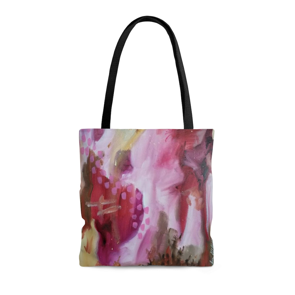 Robot Love All Over Print Tote Bag